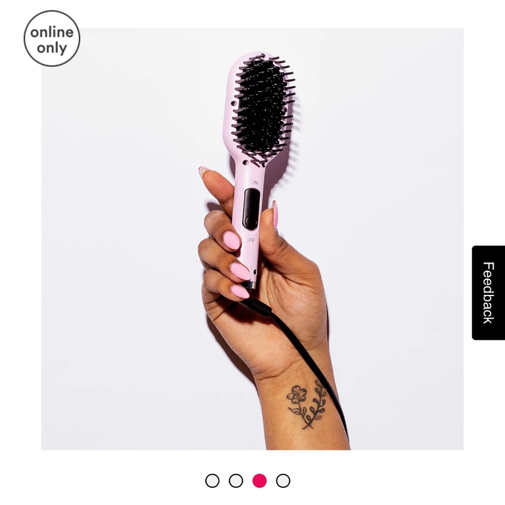 Eva Nyc Mini Healthy Heat Thermal Straightening Brush